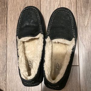 Women’s black UGGs slippers